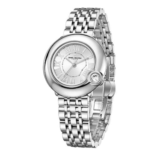 Daniel Hechter Paris Saint-Germain Collection Watch for Women with Roman Indices and Stainless Steel Strap-DHW2005-11