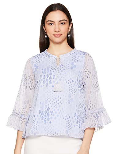 ITSE Women's Regular Top (SS22ITI373TPLRX_Blue L)