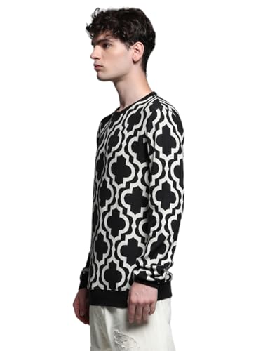 Jack & Jones Men's Regular Fit Black Sweater