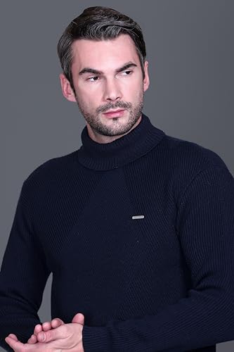 GODFREY Men Sweater for Winter Woolen Navy