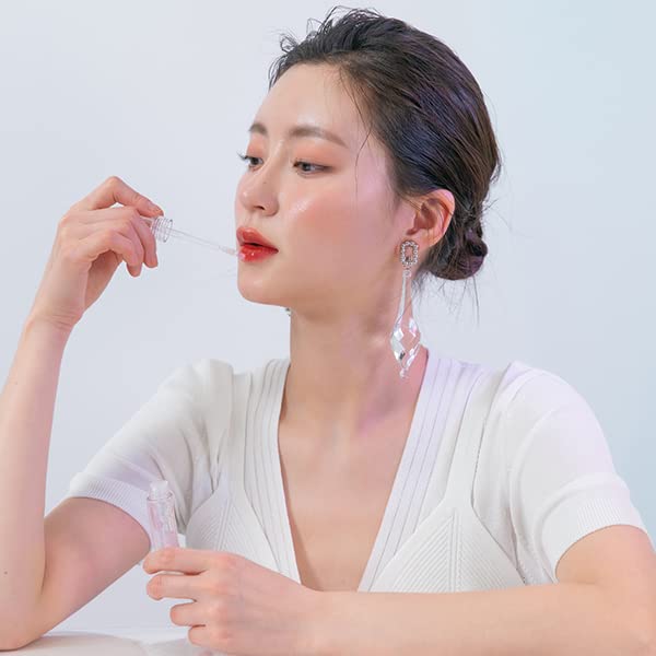 Rom&Nd Glasting Water Gloss Brilliant 00 Meteor Track | Lightweight, Non-Sticky Texture | Smooth Application | Enhances Natural Lip Color | Portable and Easy to Use