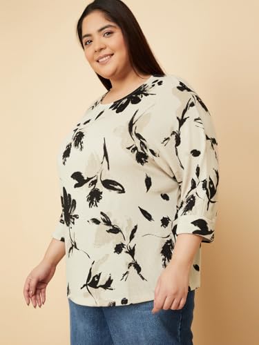 Max Plus Size Women Printed Blouse