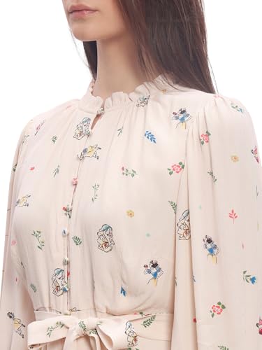 VERO MODA Women Fit and Flare Beige Dress