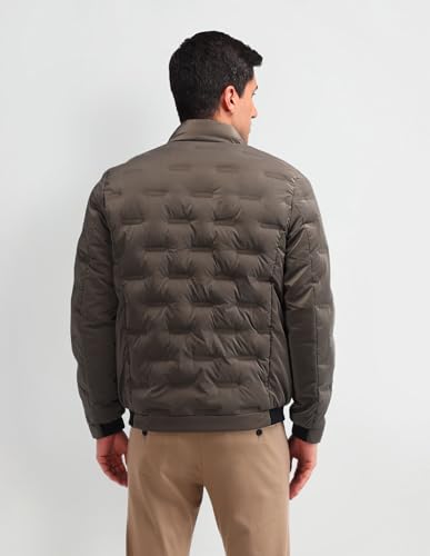 Arrow New York Men's A-Line Coat (ANAIJK4608_Brown