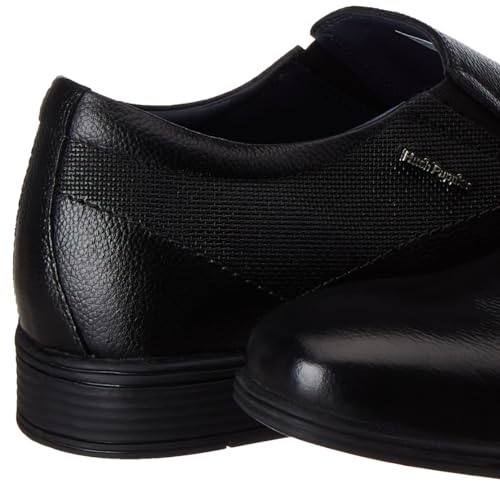 Hush Puppies Men's BOSTON SLIPON E 23 Slipon Formal Shoes (8556002_BLACK_10 UK)