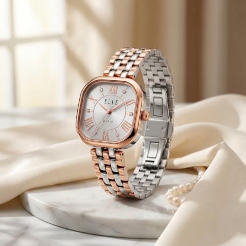ELLE Women's Watch Cherie Silver Square Dial EL-CH-SVR