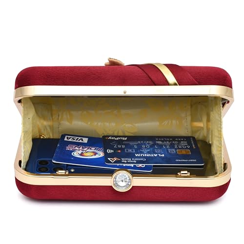For The Beautiful You Butterfly Women's Clutch (Maroon1)