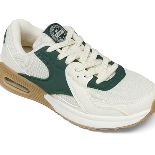 Campus Men's Starship Off WHT/D.GRN Sneakers - 9UK/India 1 Pair