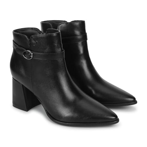 YOHO Women Comfortable Boots Collection | Extra Cushioned Foot Bed And Skin Friendly Ankle Boot With Heels | Trendy, Stylish, Casual Boots | Winter, Snow And Holiday Outings