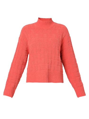 VERO MODA Womens Regular Fit Pink Sweater