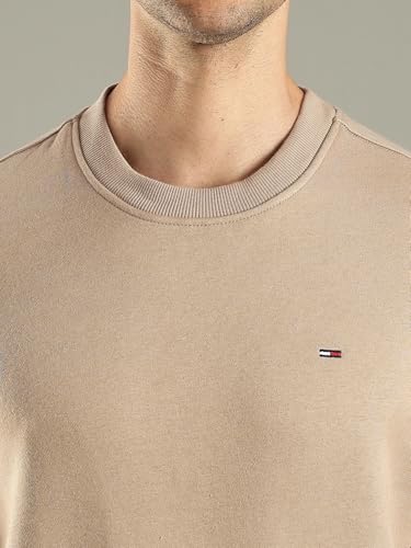 Tommy Hilfiger Solid Regular Fit Cotton Sweatshirt