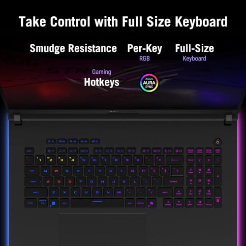 ASUS ROG Strix Scar 18 (2026),Intel Core Ultra 9 (Series 2),RTX 5090-24GB,64GB RAM (Upgradeable),2TB SSD,4K FHD+,18"(45 cm),Win 11,M365 Basic(1Y),Office 24,Black,3.7 Kg,G835LXG-TQ492WS,Gaming Laptop