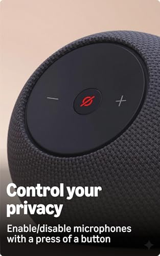All-new Amazon Echo Dot Max, Alexa speaker with 3X bass and room-filling sound, hands-free smart home management, Bluetooth, Graphite