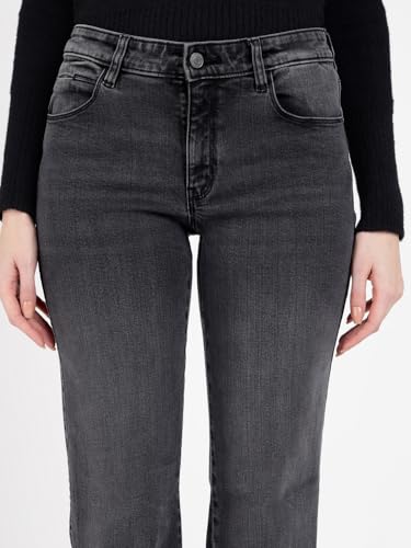 GUESS Grey Solid Regular Fit Jeans