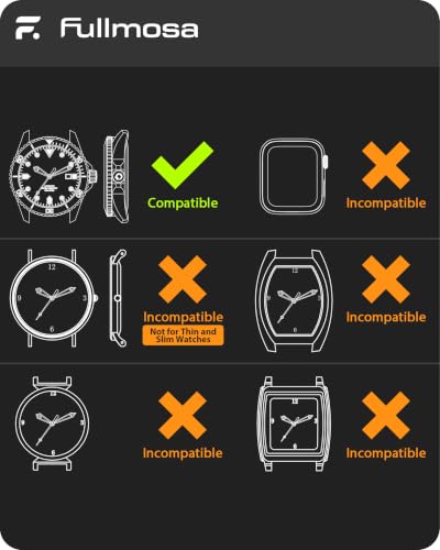 Fullmosa 22mm No‑Gap Curved Silicone Watch Strap, Army Green | [No Watch]Premium Strap for Samsung Galaxy Watch 46mm,Gear S3,Huawei GT2 46mm,Fossil Gen6,Noise ColorFit Ultra,boAt Xtend Pro