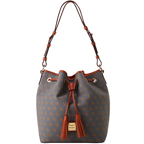 Dooney & Bourke Handbag, Gretta Kendall Drawstring - Slate, Slate, One Size