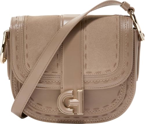 Cole Haan Essential Mini Saddle Bag, Irish Coffee-Whip