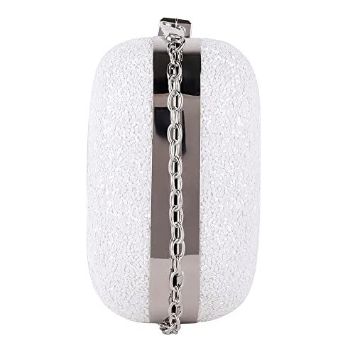 Lino Perros Women's White Clutch