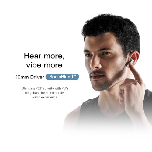Noise Newly Launched Buds VS601 in Ear Truly Wireless Earbuds with 50H of Playtime, Transparent Case Lid, Quad Mic ENC, Dual Device Pairing, 10Mm Driver, BT V5.3 (Copper Brown)