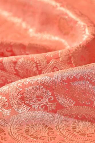 Taneira Light Pink Woven Pure Viscose SareeWith Unstitched Blouse(SAPP03AE2715-Light Pink)