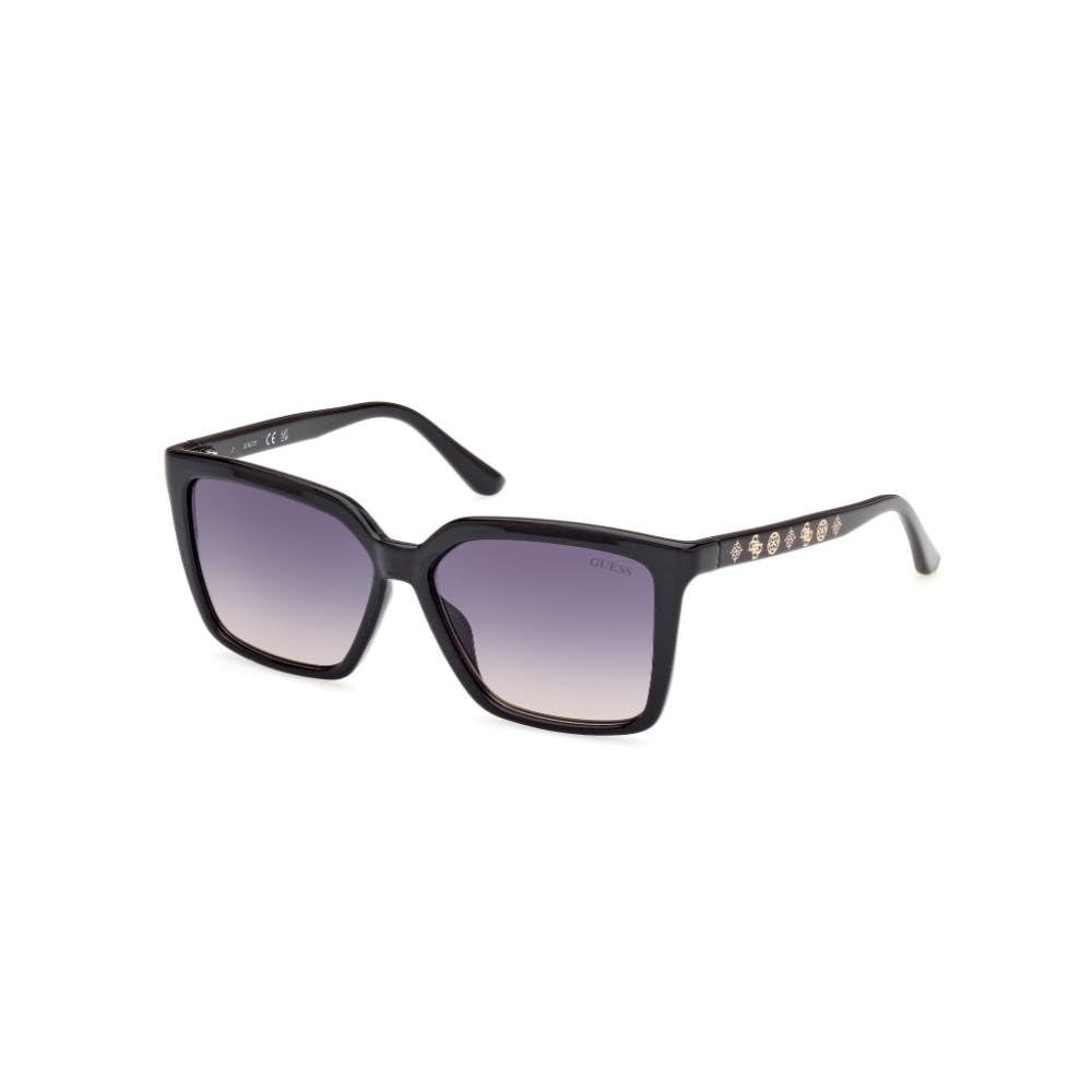 GUESS 100% UV protecetd | Gradient | Large | Full Rim | Square | Frame: Black | Lens: Grey