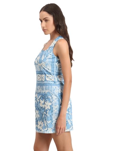 VERO MODA Womens Mini Dress Faded Denim