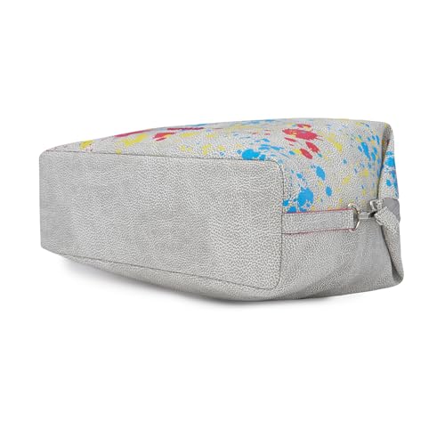 Caprese Splash Tote Bag for Women (Large, Beige)