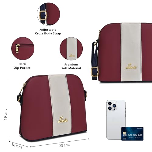 Lavie Women's Marma Crossbody Sling Bag | Ladies Purse Handbag | Gift for Women