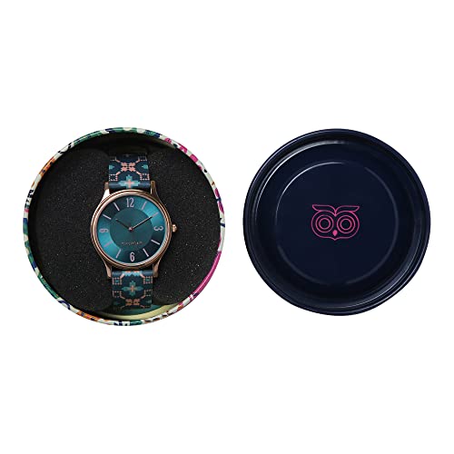 TEAL BY CHUMBAK Round Dial Analog Hand Watch for Women, Gifts for Women/Girls/Ladies, Stylish Fashion Watch for Casual/Work