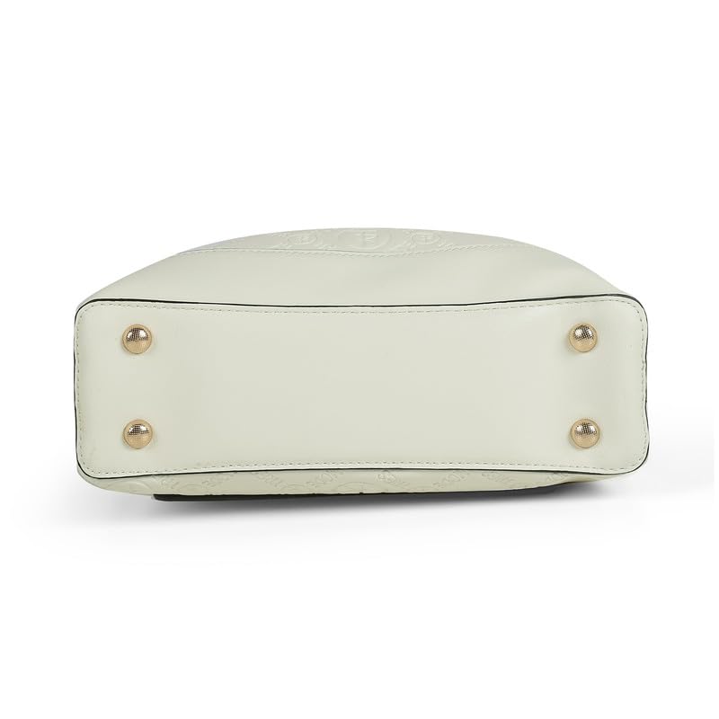 tresmode TALLIN Women's White Vegan Leather Handbag