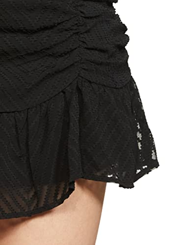 Marie Claire Georgette Western Skirt Black