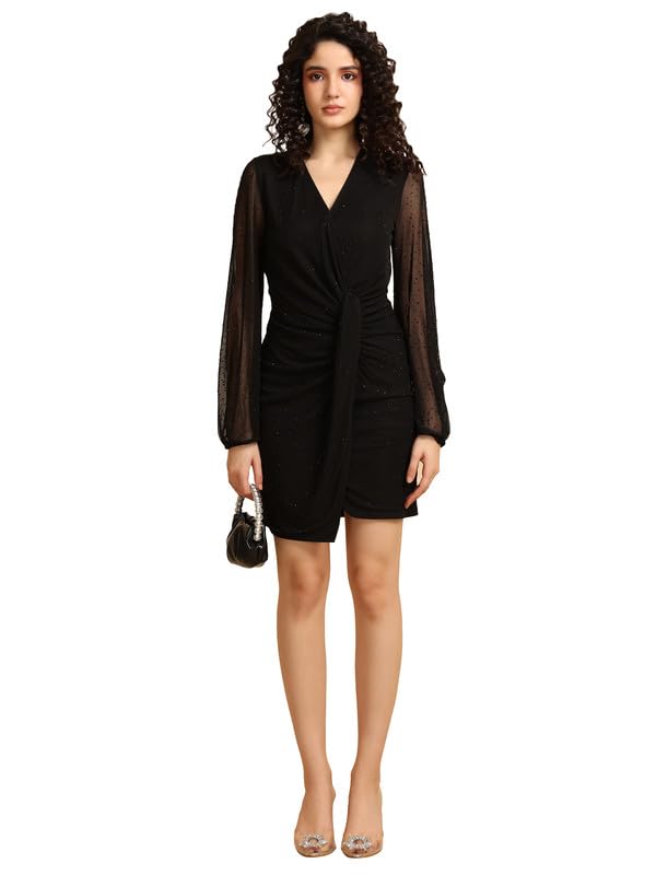 Kazo Esther Mini Dress Black