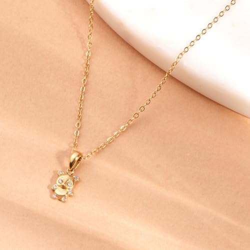 PALMONAS Golden Galaxy Cluster Pendant for Women - Waterproof & Anti-Tarnish Jewellery, Gift For Girls & Women