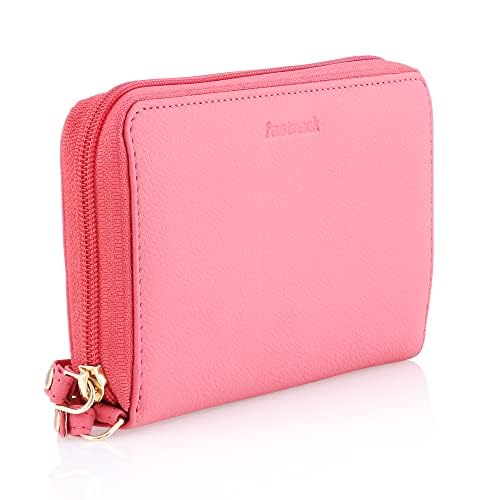 Fastrack Polyurethane Women Western Wallet(Pink Punch)