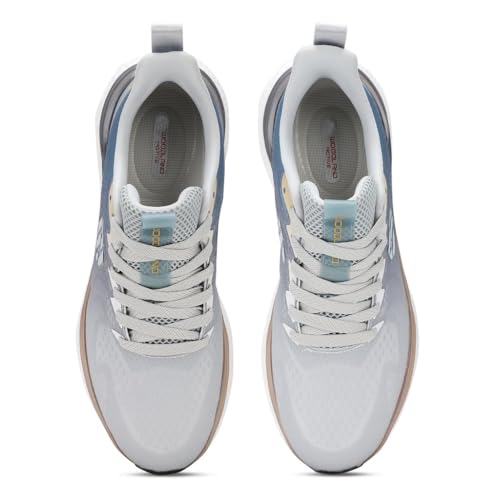 Woodland Men LGREY/Blue Sneakers | Casual Shoes for Men, Outdoor Shoes, Comfortable Footwear, lace up Shoes, Durable Shoes