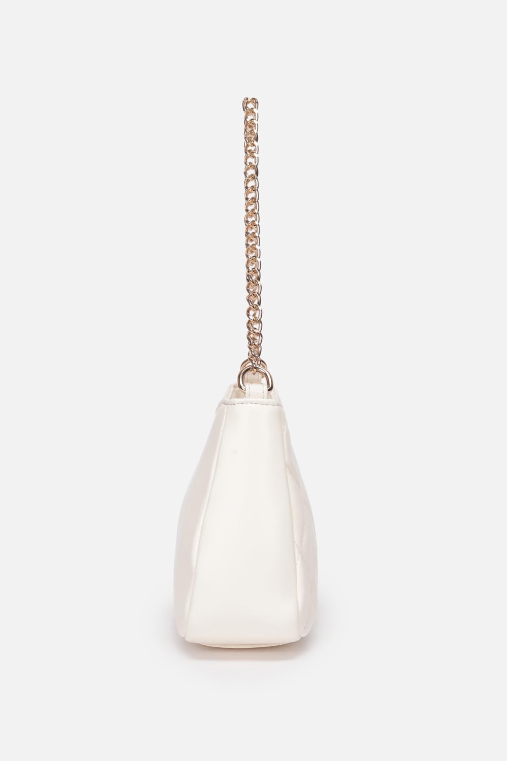 Allen Solly Geometric Quilted Baguette Shoulder Bag