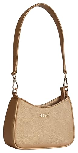 eske Jena - Vegan Leather Shoulder Bag For Women - Preimum, Stylish Handbag for Ladies (Stone Saffiano)