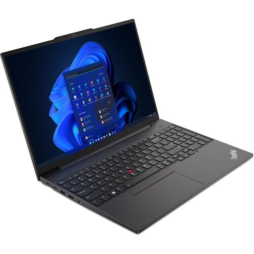 Lenovo 2025 ThinkPad E16 Gen 2 16” WUXGA IPS Laptop 16-Core Intel Core Ultra 7 155H(beat 155U) 16GB DDR5 512GB SSD Thunderbolt 4 WiFi AX RJ-45 BT Webcam Windows 11 Pro Office 2024 Professional Plus