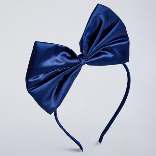 Hopscotch Girls Royal Blue Sleeveless Stone Embellished Sheath Gown For Age (3-4 Years)