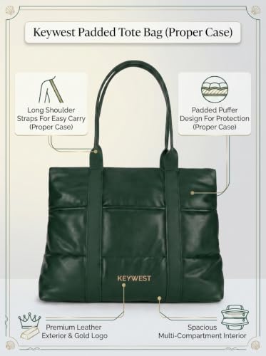 Keywest Women's Westport Luxe Tote Handbag for Women | Hobo Bag for Work | Ladies Purse | Stylish Shoulder Bag | Gift For Women | Dark Grey