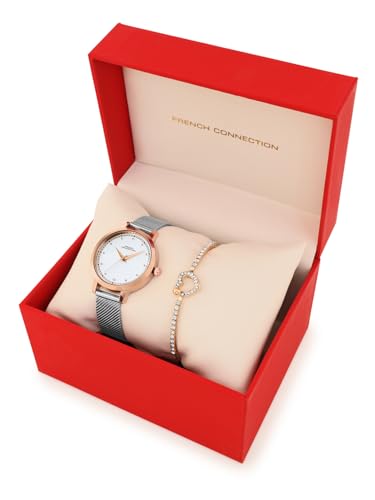 French Connection Analog Silver Dial Women's Watch-FCJG01