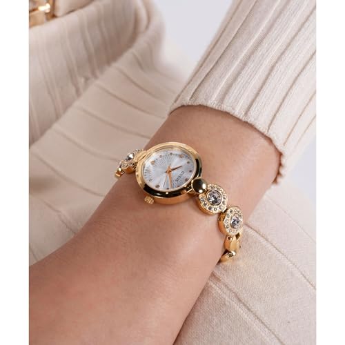 Guess Stardom Round 26mm Silver Dial Analog Women Watch - GW0757L2