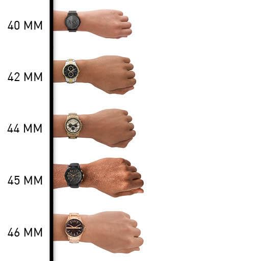 Armani Exchange Cayde Analog Black Dial Men's Watch - AX2706 Genuine Leather, Brown Strap