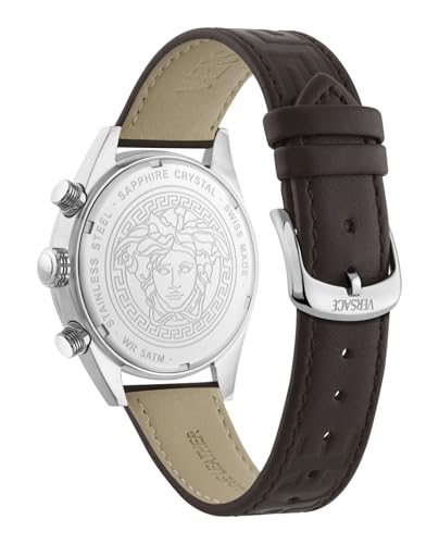 Versace Athletics VEKJA 44 mm Green Dial Men Chrono Watch- VEKJA0325