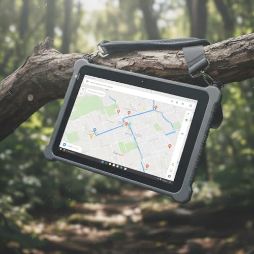Tokigns Rugged Tablet, 10.1 inch Windows 11 Pro Tablet, 8GB+256GB, Celeron N5100, IP67 Waterproof& Drop-Proof, 8000mAh, Industrial Outdoor Work PC w/ 8MP+5MP Camera, Fingerprint, 1D/2D Scanner