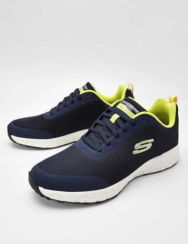 Skechers Mens TERRENEX Navy Lime Casual Lace Up Shoe, 7 UK