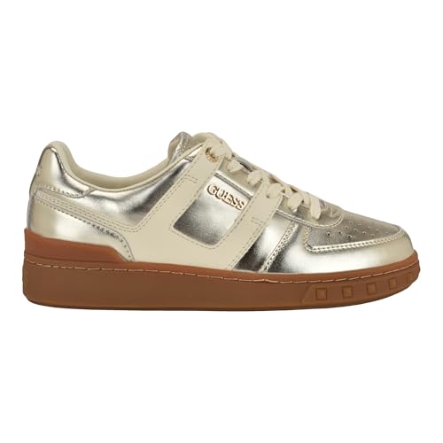 Guess Women's INART Sneaker, Gold 710, 8