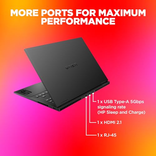 HP OMEN Gaming, 14th Gen Intel Core i7-14650HX, 16GB DDR5, 1TB SSD, 8GB NVIDIA RTX 4060, 16.1-inch(40.9cm), 144Hz, IPS, FHD Laptop, Backlit KB, HyperX audio (Win 11, Office 21, Black, 2.39kg) wf1096TX