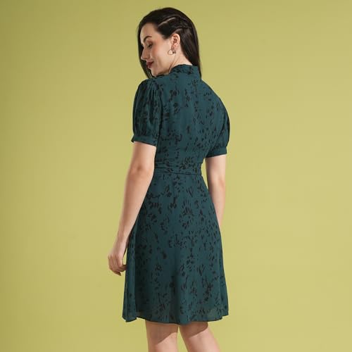 Globus Women Dresses (GS568696_Green_L)