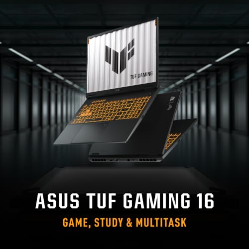 ASUS TUF 16 (2026),14th Gen,Intel Core i7 14650HX,RTX 5060-8GB,16GB RAM (Upgradeable),512GB SSD,FHD+,16"(40 cm),Win 11,M365 Basic(1Y),Office 2024,Off Black,2.2 Kg,FX610JM-TU105WS,Gaming Laptop